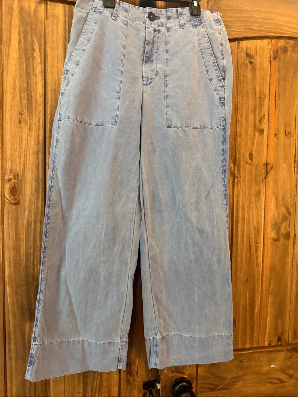 Velvet by Graham & Spencer Light Blue Wide-Leg Jeans